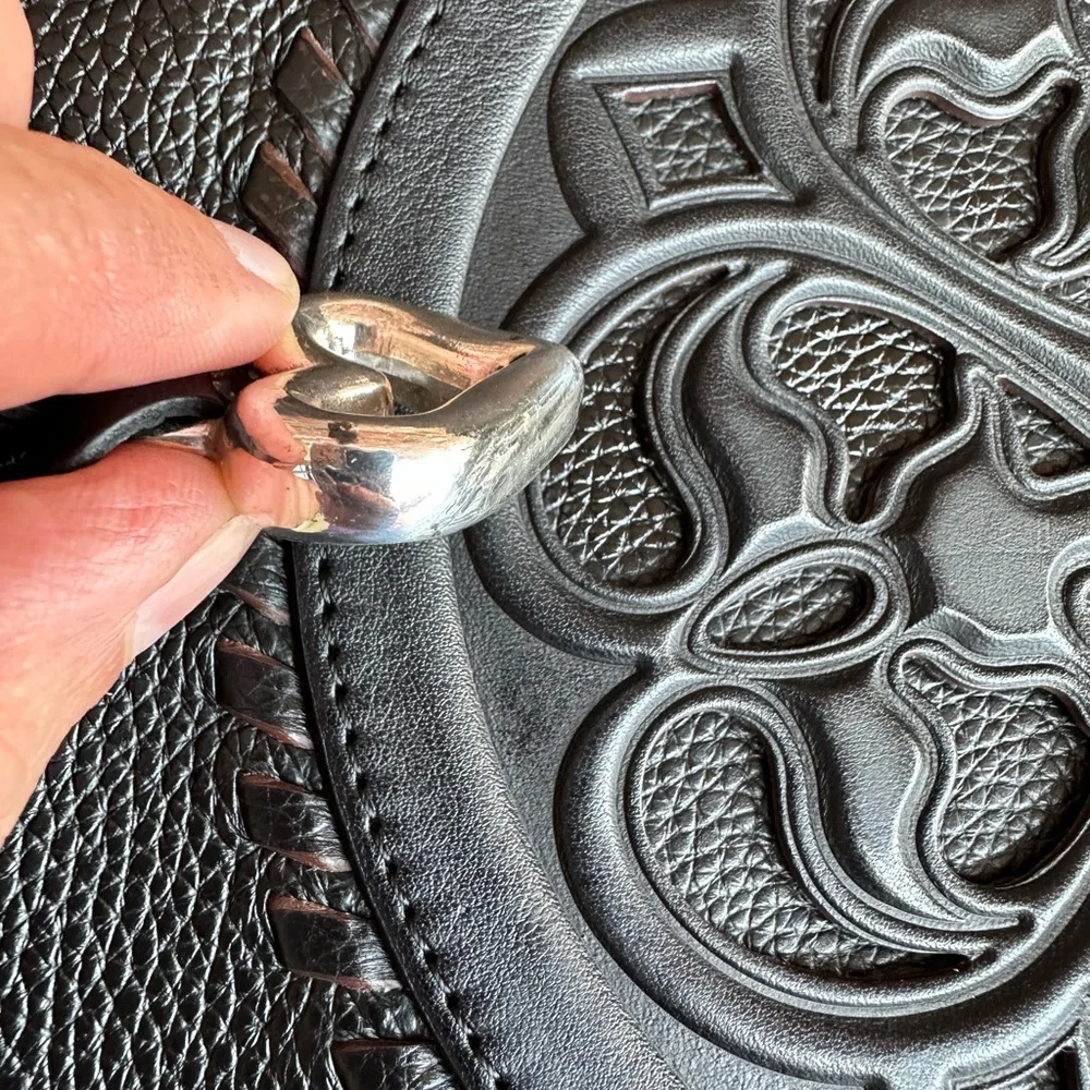 Brighton Gabriella Medallion Leather Tote in Black - Picture 6 of 16